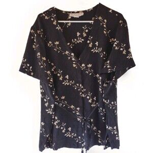 Maggie McNaughton black tie shirt 2X